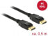 Фото #4 товара Delock 85506 - 0.5 m - DisplayPort - DisplayPort - Male - Male - 3840 x 2160 pixels