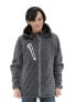 Фото #11 товара Women's Fleece Lined Extreme Sweater Jacket with Removable Hood