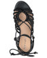 Фото #7 товара Women's Tillyy Strappy Lace Up Wedge Sandals, Created for Macy's