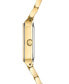 ფოტო #2 პროდუქტის Women's Futuro Diamond-Accent Gold-Tone Stainless Steel Bracelet Watch 20.5x31.5mm
