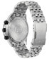 ფოტო #5 პროდუქტის Eco-Drive Men's Chronograph Brycen Stainless Steel Bracelet Watch 44mm
