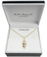 ფოტო #4 პროდუქტის Multi-Gemstone (3/4 ct. t.w.) & Diamond Accent Mosaic 18" Pendant Necklace in 14k Gold-Plated Sterling Silver