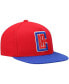 Фото #3 товара Men's Red and Royal LA Clippers Team Two-Tone 2.0 Snapback Hat