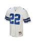 Фото #3 товара Men's Emmitt Smith White Dallas Cowboys 1992 Legacy Replica Jersey