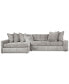 Фото #1 товара Pherie 131" 2-Pc. Fabric Sectional with Cuddler, Created for Macy's