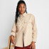 Фото #2 товара Women's Long Sleeve Western Button-Down Shirt - Future Collective with Reese