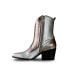 Фото #4 товара Women's Silver Metallic Premium Leather Star Icon Boots Stella By Bala Di Gala