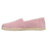 TOMS Alpargata Rope Espadrilles Womens Pink Flats Casual 10017843T