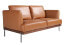 Фото #5 товара 2-Sitzer-Sofa in Leder mit Stahlbeinen