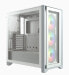 Фото #2 товара Corsair iCUE 4000X RGB - Midi Tower - PC - White - ATX - Plastic - Steel - Tempered glass - Gaming