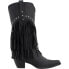 Фото #1 товара Roper Oakley Studded Pointed Toe Cowboy Womens Black Dress Boots 09-021-1556-06