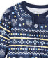 Фото #2 товара Baby Hanukkah Footed Family Holiday Pajamas, Created for Macy's