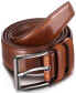 Фото #13 товара Men's T-Back Traditional Leather Belt Pack of 2
