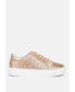 Фото #1 товара Women Cristals Rhinestone & Pearl Embellished Sneakers