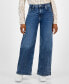 Фото #1 товара Petite High-Rise Wide-Leg Denim Jeans