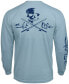 Фото #1 товара Men's Skull & Poles Long-Sleeve T-Shirt