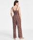 ფოტო #2 პროდუქტის Women's Chain-Strap Tie-Waist Jumpsuit, Created for Macy's