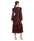 Фото #3 товара Women's Long Sleeve Ruffle Detail Sequin Dress