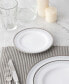 Фото #6 товара Silver Colonnade 4 Piece Bread Butter/Appetizer Plates Set, Service for 4