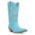 Dingo Sabana Embroidered Snip Toe Cowboy Womens Blue Casual Boots DI197-400