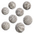 Фото #1 товара Декоративные шары серо-белые 10 x 10 x 10 см (8 штук) BB Home
