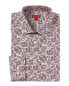 Фото #1 товара Zanetti Dress Shirt Men's Red 16 34/35