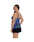 ფოტო #2 პროდუქტის Women's Super Sleek Ruffle Faux Shortini Swimsuit