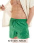 Фото #1 товара ASOS DESIGN swim shorts in short length in green