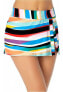 Фото #1 товара Anne Cole 276765 Slit Swim Skirt Women's Swimsuit, Multi-Color Stripes, MD