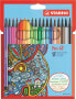 STABILO Pen 68 - Fine - 18 colours - Multicolour - Bullet tip - 1 mm - Multicolour