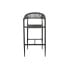 Фото #2 товара Барный стул Home ESPRIT Чёрный Темно-серый Алюминий Ротанг 52 x 55 x 105 см