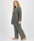 Фото #3 товара Брюки женские JM Collection Francesca Foulard Knit Plus Size, созданные для Macy's