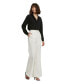 ფოტო #5 პროდუქტის Women's Classic Crepe Flared Trouser Pant