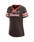 Фото #3 товара Футболка женская Fanatics Cleveland Browns коричневая с вышивкой Original State