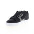 DC Pure 300660-BDM Mens Black Canvas Skate Inspired Sneakers Shoes