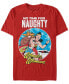 Men's Wonder Woman No Time For Naughty Short Sleeve T-shirt Красный, L - фото #1