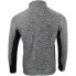 Фото #2 товара SHOEBACCA Heather Colorblock 2Nd Laye Mens Black, Grey Casual Athletic Outerwear