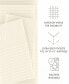 Фото #8 товара Expressed In Embossed by The Home Collection Checkered 4 Piece Bed Sheet Set, California King