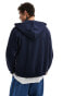 Фото #2 товара Weekday zip through hoodie in navy