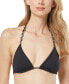 Фото #1 товара Women's Chain-Trim String Triangle Bikini Top