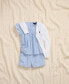 ფოტო #5 პროდუქტის Toddler and Little Girls Striped Cotton Seersucker Top