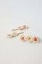 Hair clip and two crochet floral hairslides pack