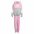 Фото #1 товара Спортивный спортивный костюм Adidas Colourblock Розовый для девочек