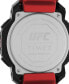 ფოტო #5 პროდუქტის UFC Men's Knockout Digital Red Polyurethane Watch, 48mm