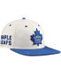 Men's Cream Toronto Maple Leaf's Retro Classic Logo Snapback Hat Cream, Royal - фото #2