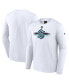 Фото #1 товара Men's White Seattle Kraken Authentic Pro Secondary Replen Long Sleeve T-shirt