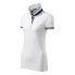 Malfini Collar Up W MLI-25700 white polo shirt