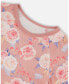 ფოტო #2 პროდუქტის Baby Girls Baby Organic Cotton Two Piece Pajama Set Old Pink Printed Roses