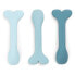 DONE BY DEER Silicone Baby Spoon 3-Pack Wally