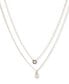 Фото #1 товара DKNY double Row Pendant Necklace, 16" long + 3" Extender, Created for Macy's